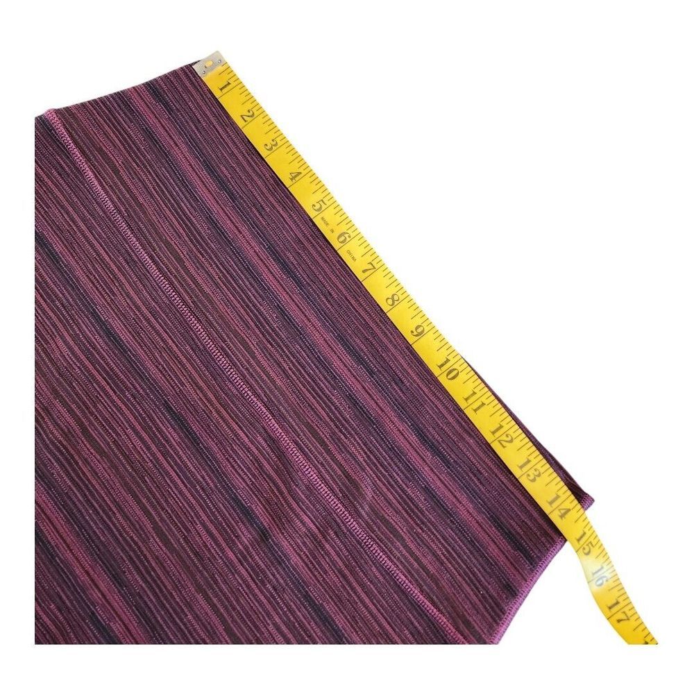 EUC Lululemon Skirt Womens 10 Purple Striped Pencil Skirt Bodycon Yoga Over Logo - Picture 6 of 9